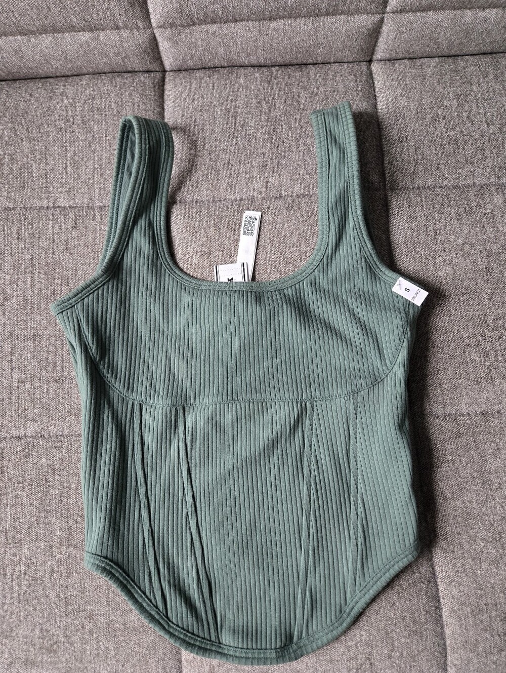 Victoria's Secret PINK | The Cinched Corset Top Size S In Green